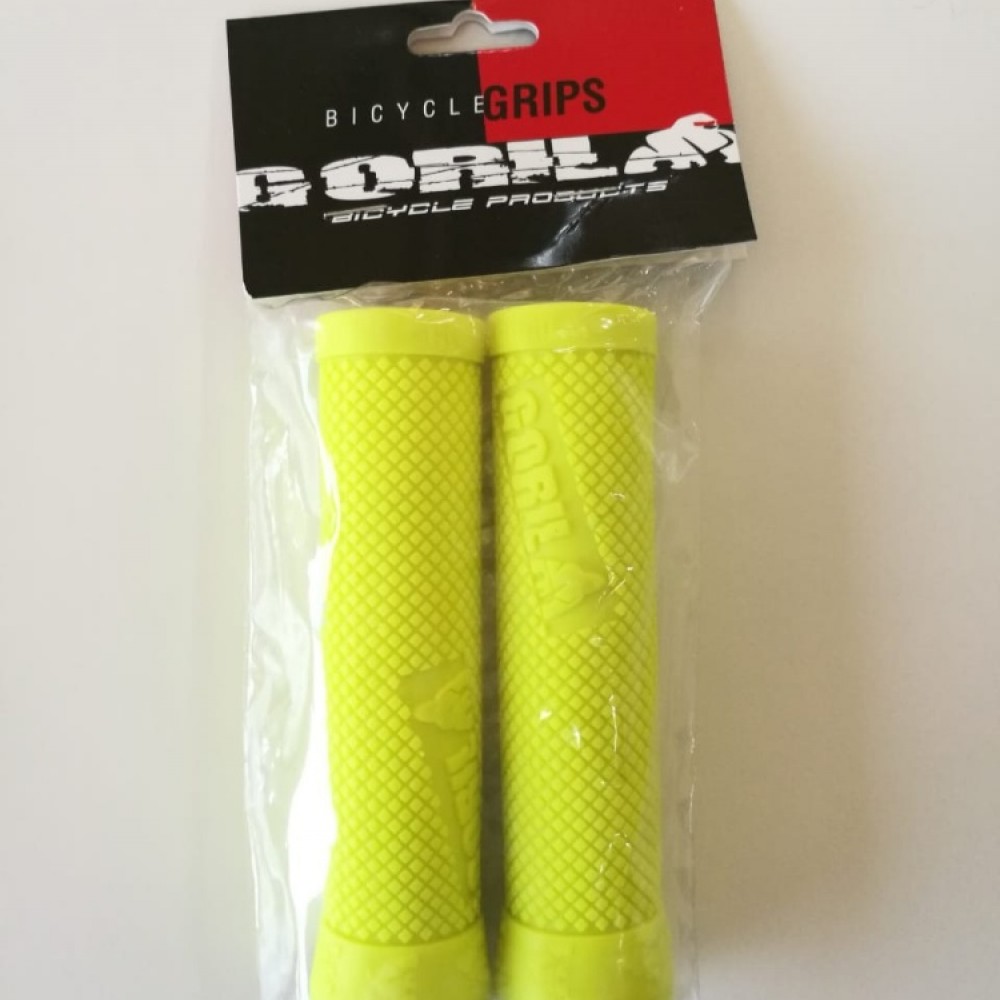 par-de-punos-mtb-130mm-amarillo-en-pack-gorilla